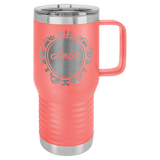 Coral Polar Camel 20 oz. Vacuum Insulated Travel Mug with Slider Lid