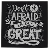 Black/Silver 10" x 10" Laserable Leatherette Wall Decor with Sawtooth Hanger