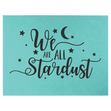 Teal 16" x 20" Laserable Leatherette Wall Decor with Sawtooth Hanger