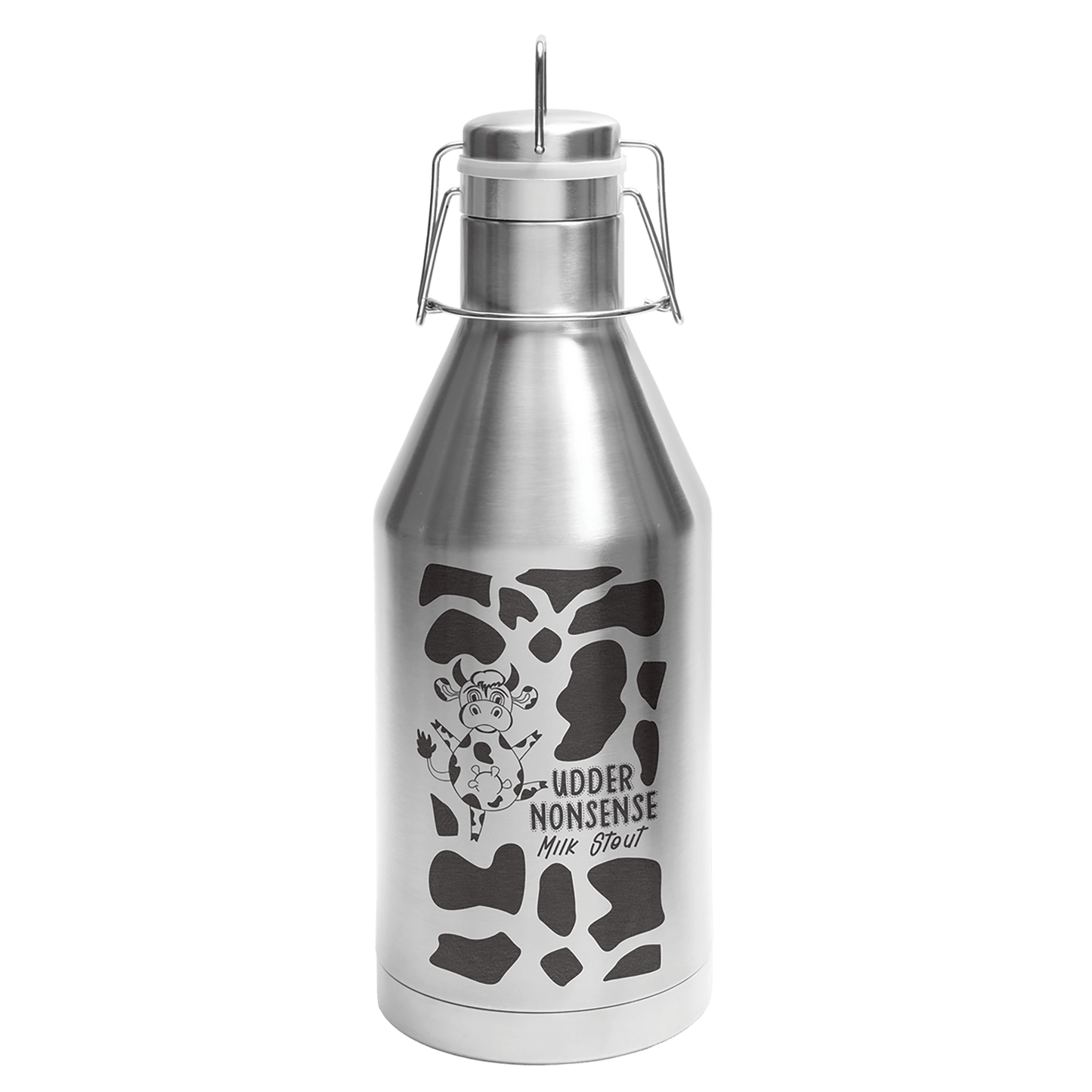 Stainless Steel Polar Camel 64 oz. Vacuum Insulated Growler with Swing-Top Lid