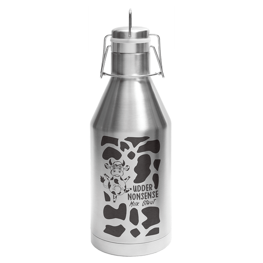Stainless Steel Polar Camel 64 oz. Vacuum Insulated Growler with Swing-Top Lid