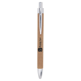 Light Brown Laserable Leatherette Pen
