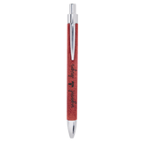 Rose Laserable Leatherette Pen