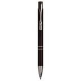 Black with Silver Trim Laserable Pen