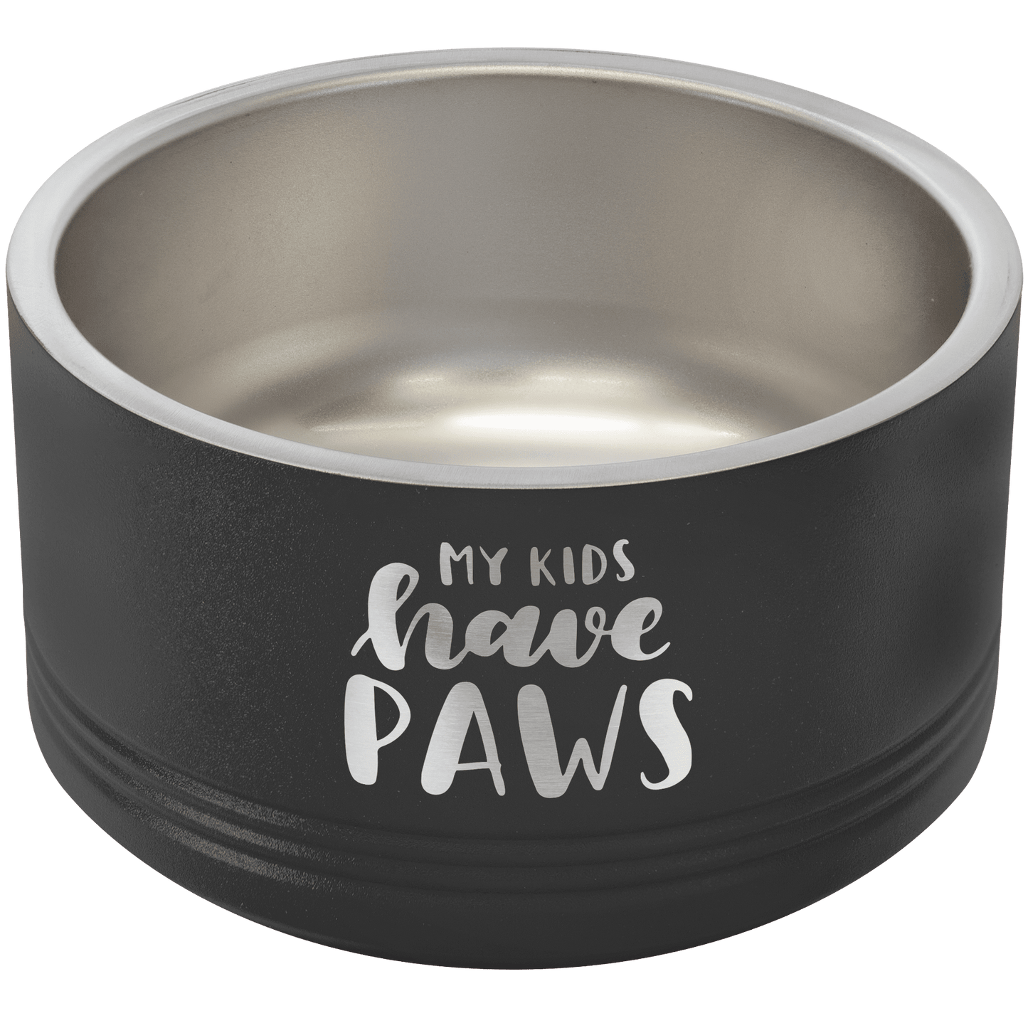 Black Polar Camel 18 oz. Small Pet Bowl