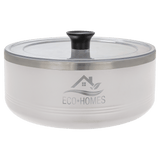 White Polar Camel 3 Quart Serving Bowl with Lid