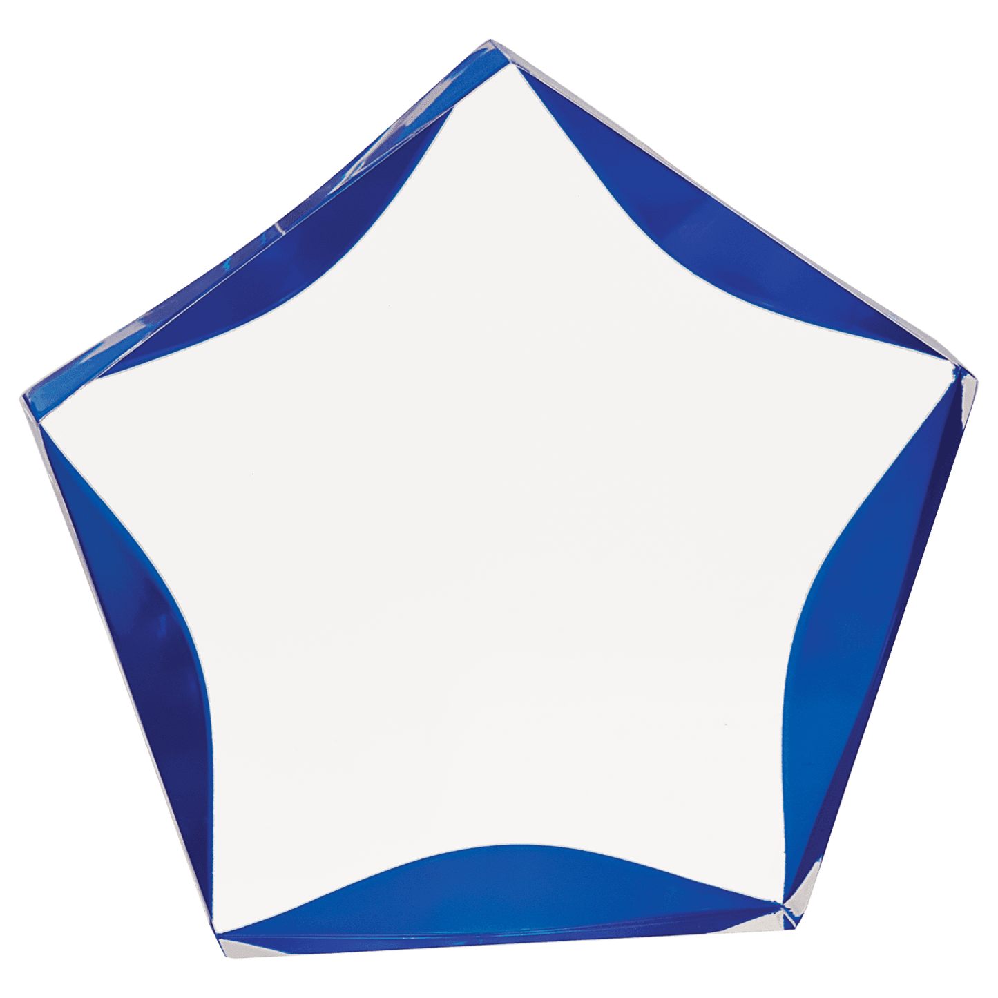 Clear/Blue 7"/ Luminary Star Acrylic