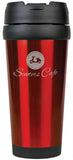 Red Laserable Stainless Steel 16 oz. Travel Mug without Handle