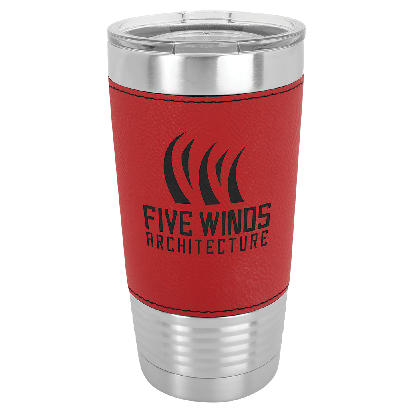 Red Polar Camel 20 oz. Leatherette Tumbler with Slider Lid