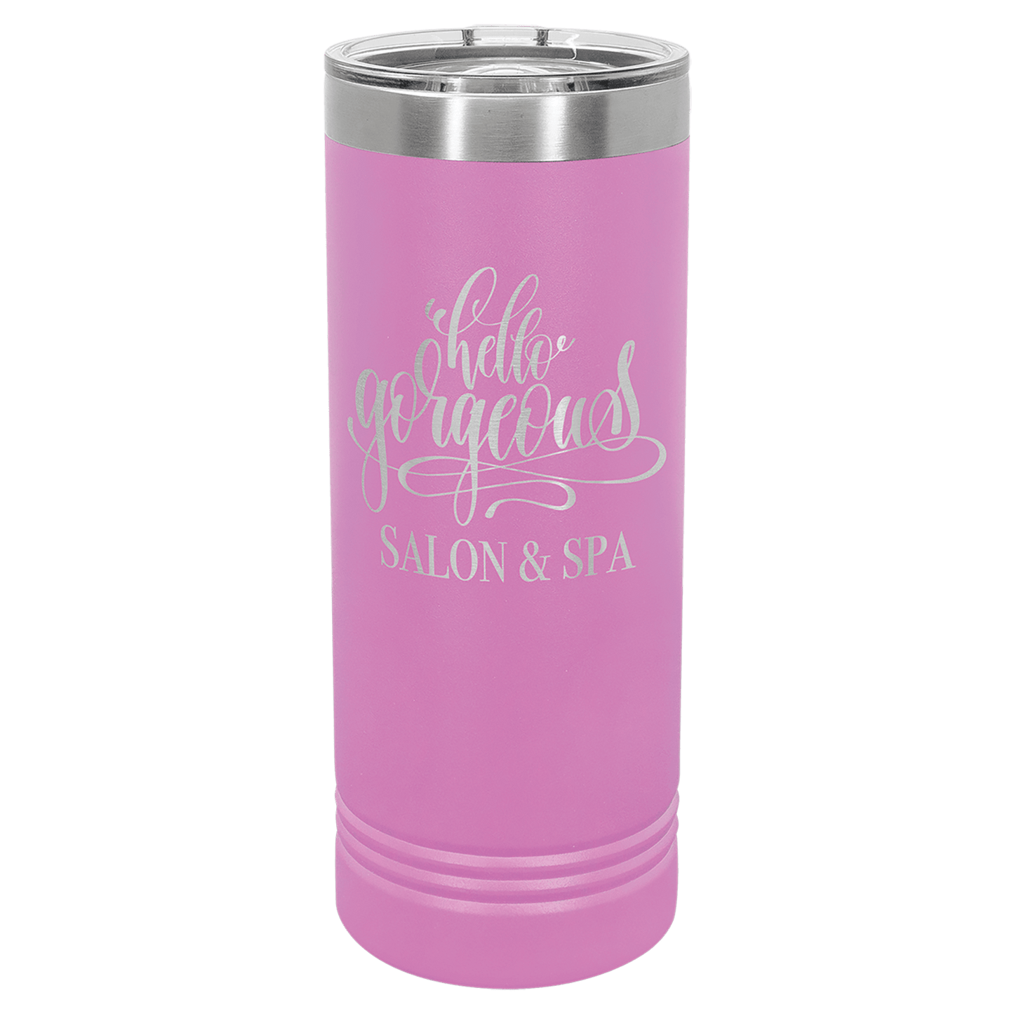 Light Purple Polar Camel 22 oz. Skinny Tumbler with Slider Lid