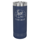 Navy Blue Polar Camel 22 oz. Skinny Tumbler with Slider Lid