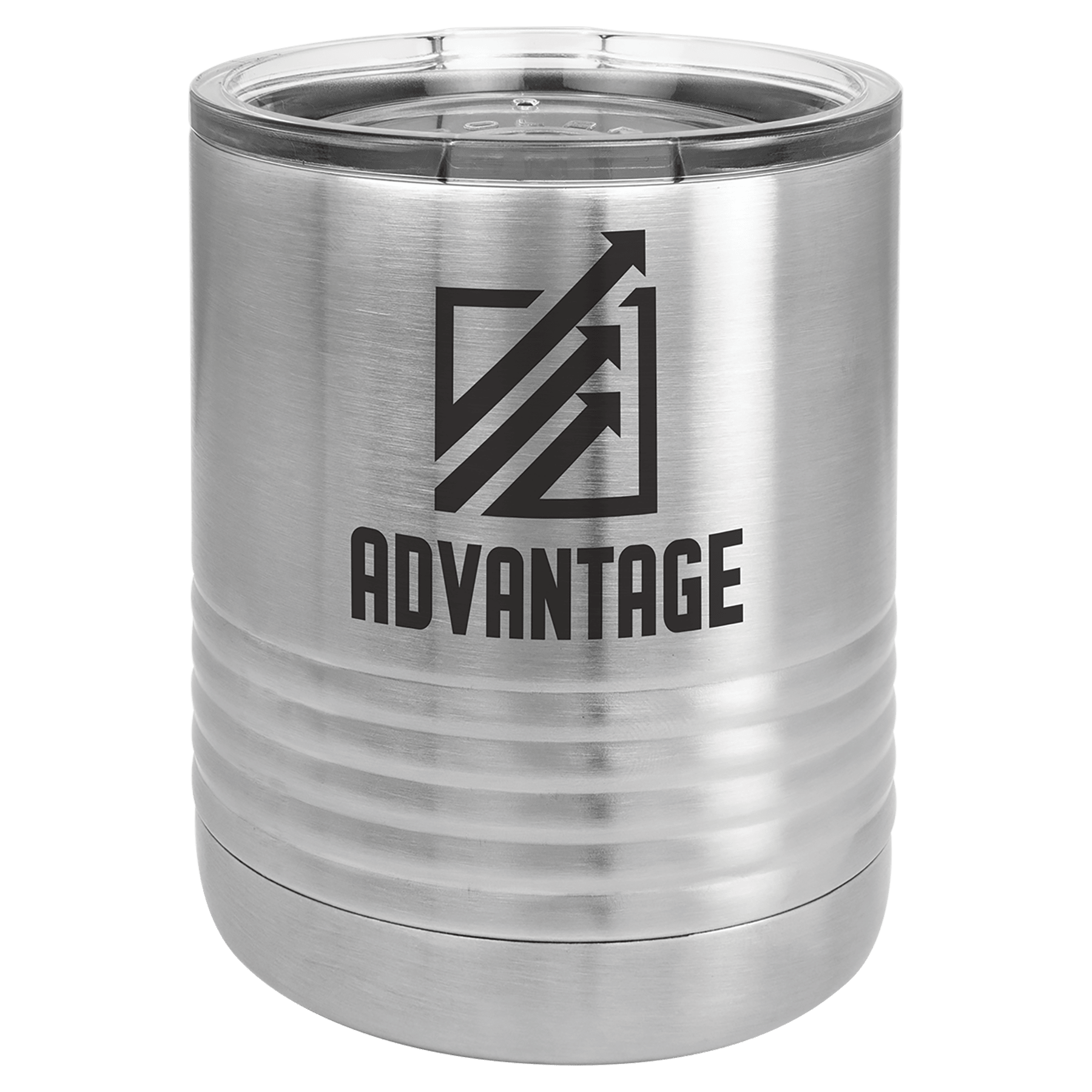 Stainless Steel Vacuum Insulated Ringneck Tumbler with Clear Polar Camel 10 oz. Lid