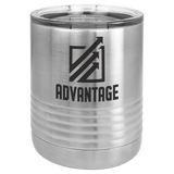 Stainless Steel Vacuum Insulated Ringneck Tumbler with Clear Polar Camel 10 oz. Lid