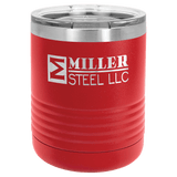 Red Vacuum Insulated Ringneck Tumbler with Clear Polar Camel 10 oz. Lid