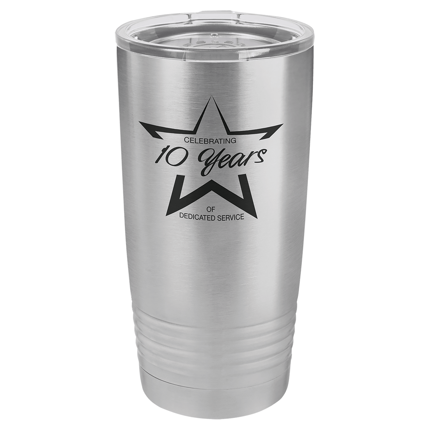 Stainless Steel Polar Camel 20 oz. Ringneck Tumbler with Logo Lid
