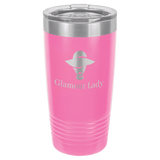 Pink Ringneck Tumbler with Clear Polar Camel 20 oz. Lid