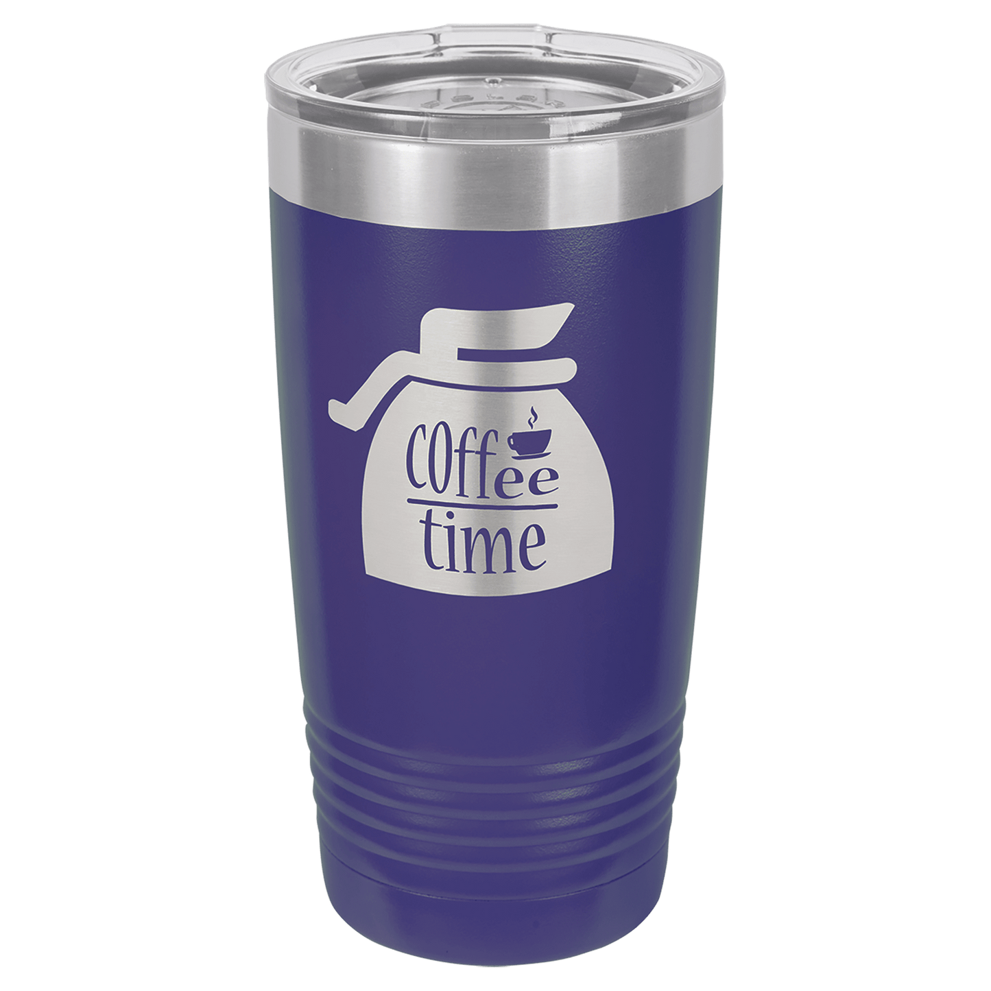 Purple Polar Camel 20 oz. Ringneck Tumbler with Logo Lid