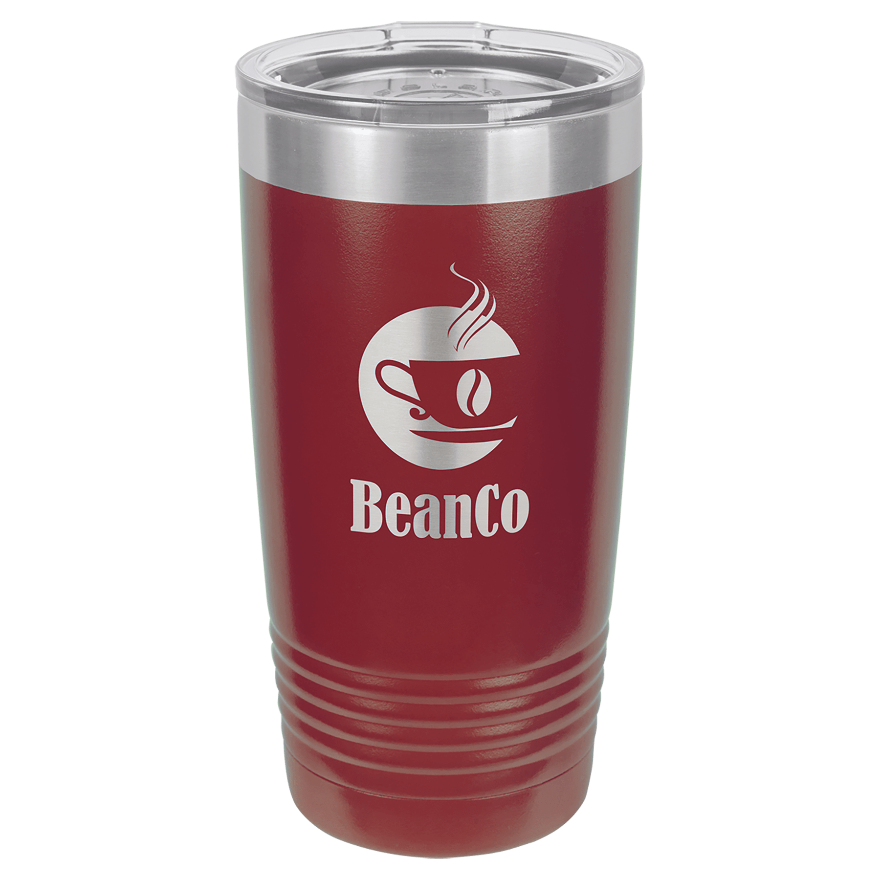 Maroon Polar Camel 20 oz. Ringneck Tumbler with Logo Lid