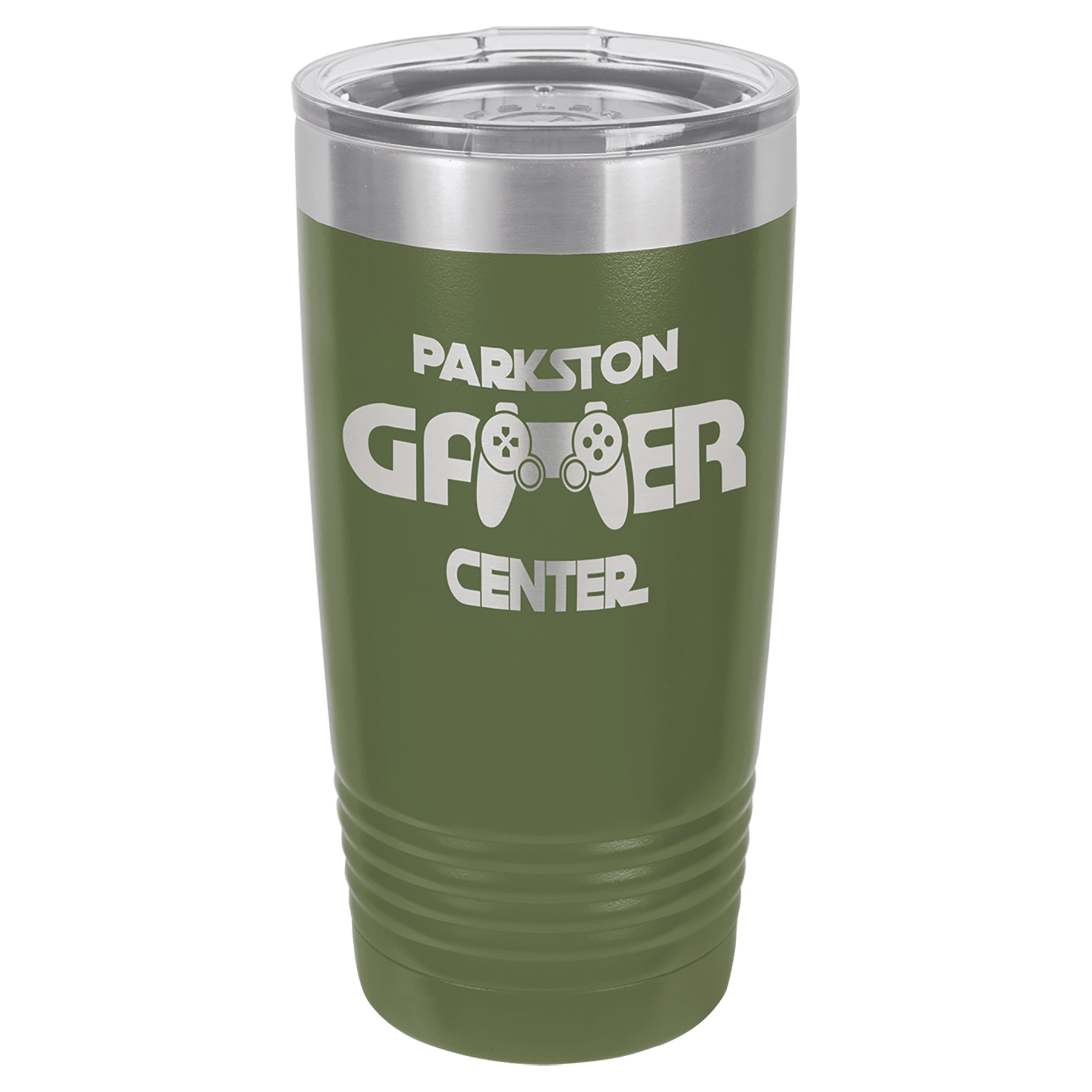 Olive Green Polar Camel 20 oz. Ringneck Tumbler with Logo Lid