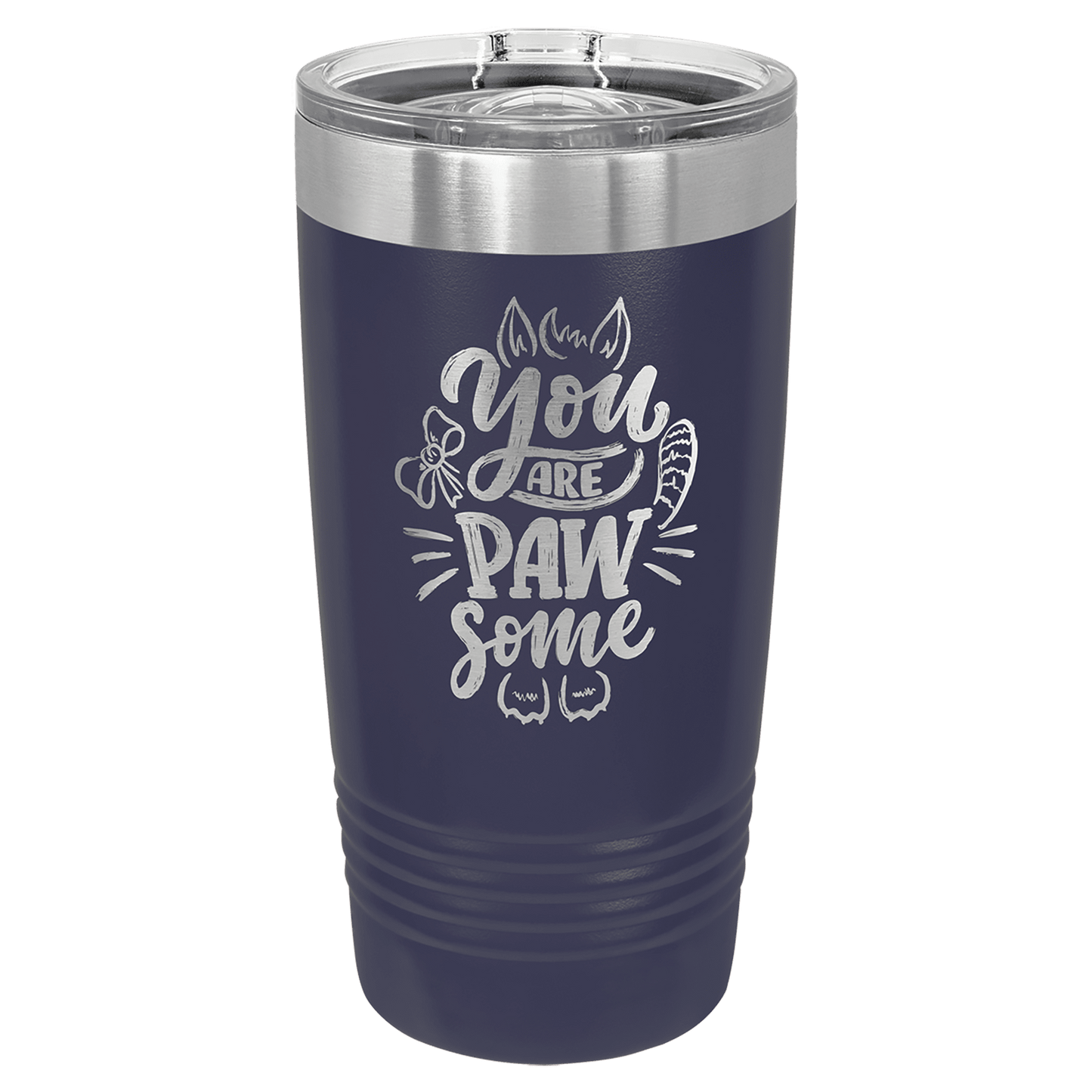 Navy Blue Polar Camel 20 oz. Ringneck Tumbler with Slider Lid