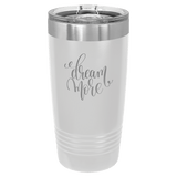 White Polar Camel 20 oz. Ringneck Tumbler with Slider Lid