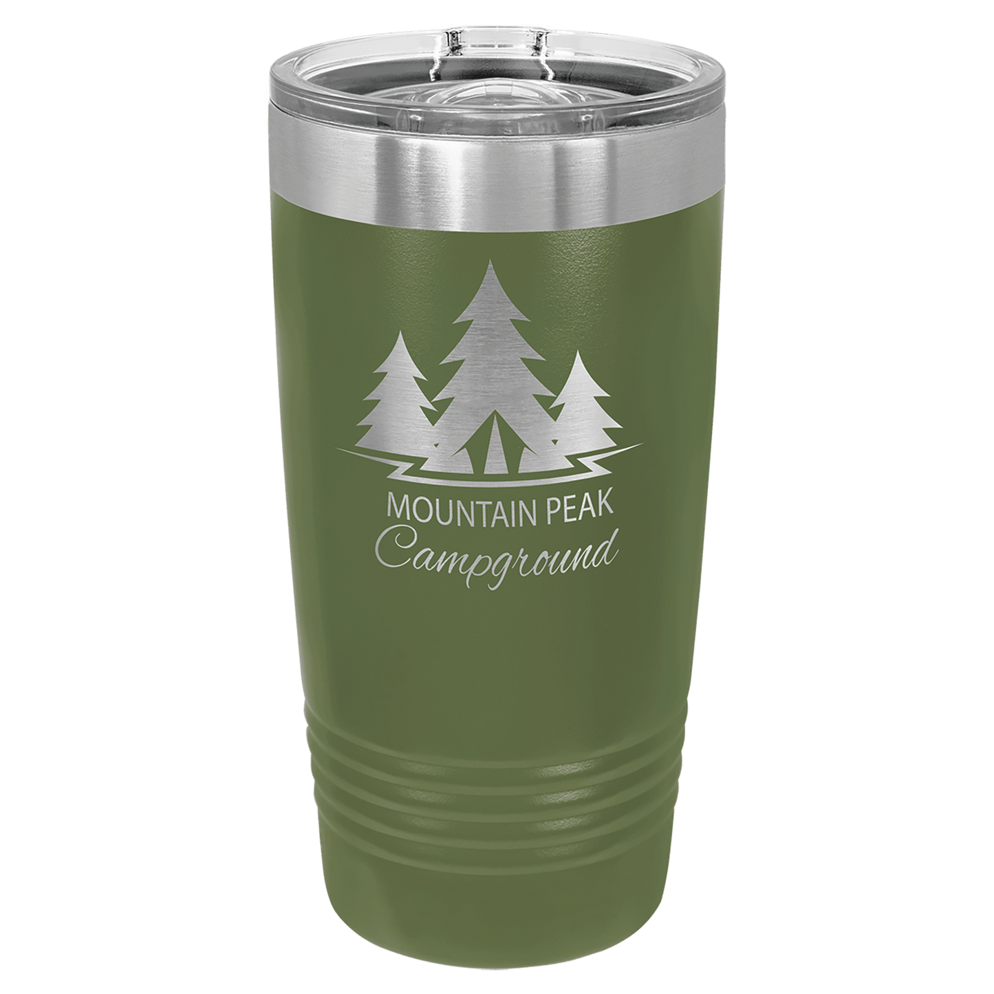 Olive Green Polar Camel 20 oz. Ringneck Tumbler with Slider Lid