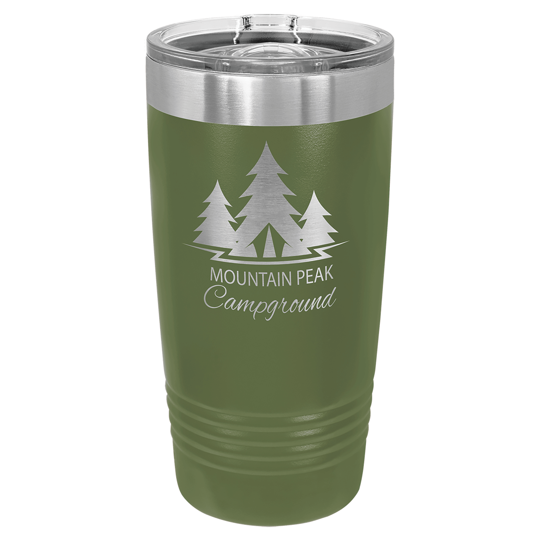 Olive Green Polar Camel 20 oz. Ringneck Tumbler with Slider Lid