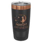 Black/Rose Gold Polar Camel 20 oz. Ringneck Tumbler