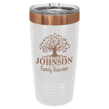 White/Rose Gold Polar Camel 20 oz. Ringneck Tumbler