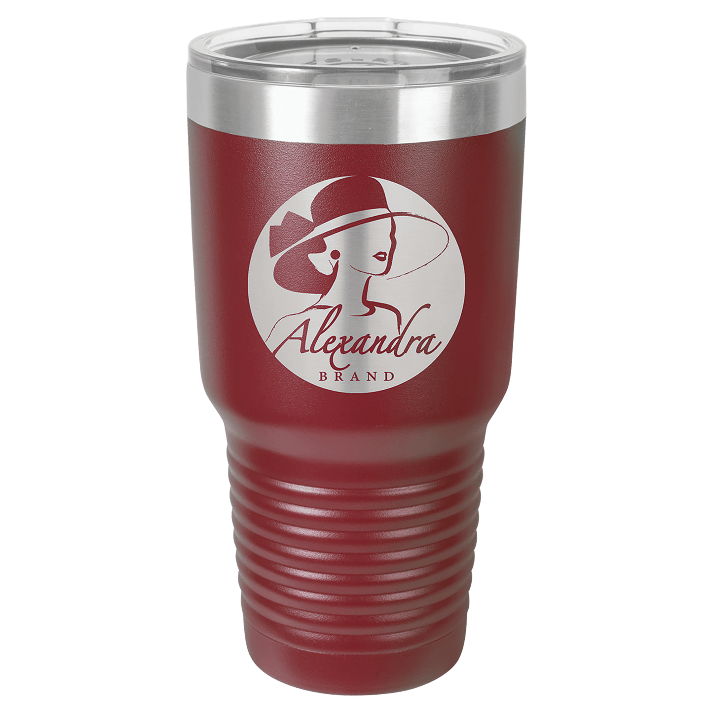 Maroon Polar Camel 30 oz. Ringneck Tumbler with Logo Lid
