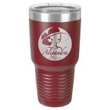 Maroon Polar Camel 30 oz. Ringneck Tumbler with Logo Lid