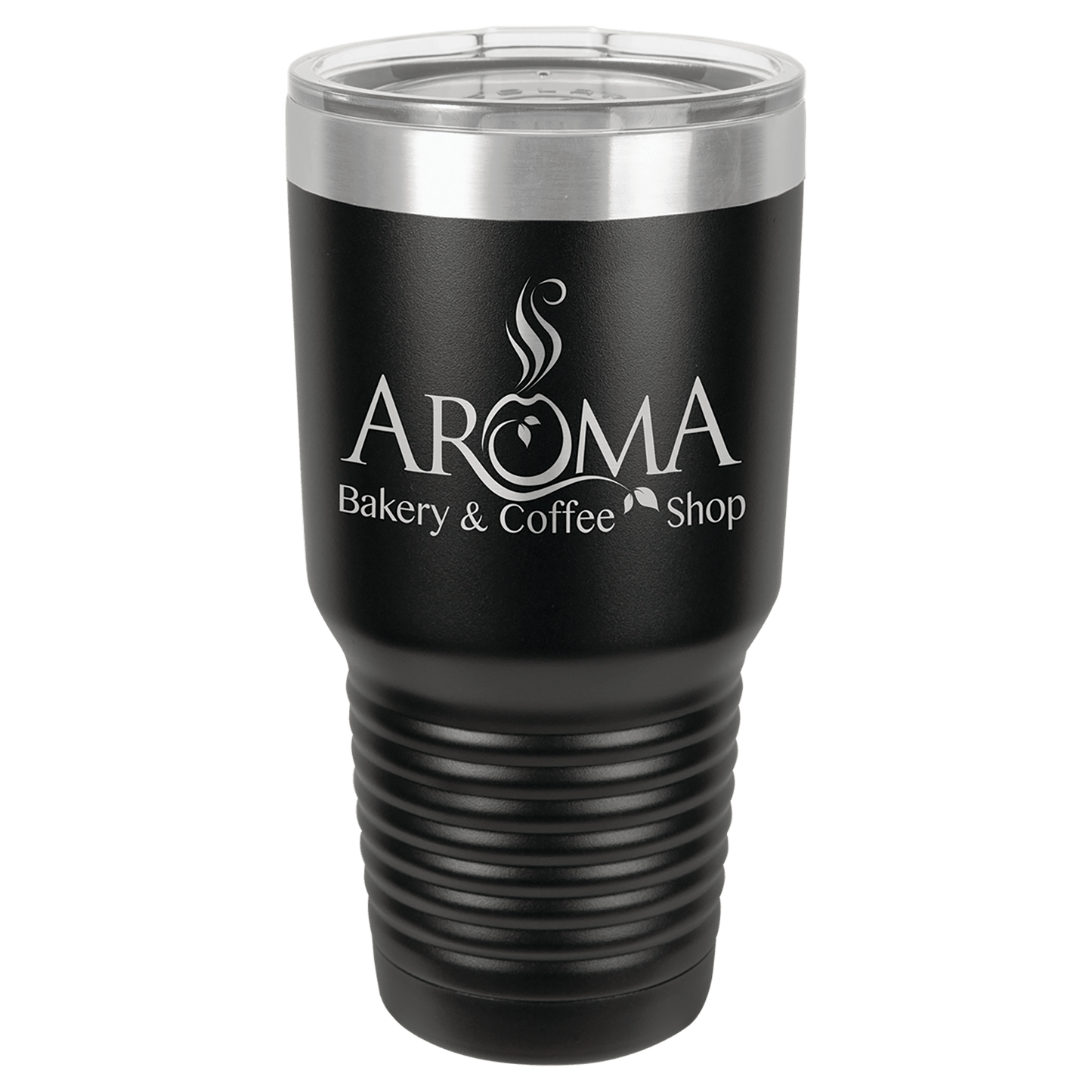 Black Polar Camel 30 oz. Ringneck Tumbler with Logo Lid