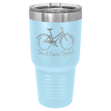 Light Blue Polar Camel 30 oz. Ringneck Tumbler with Slider Lid