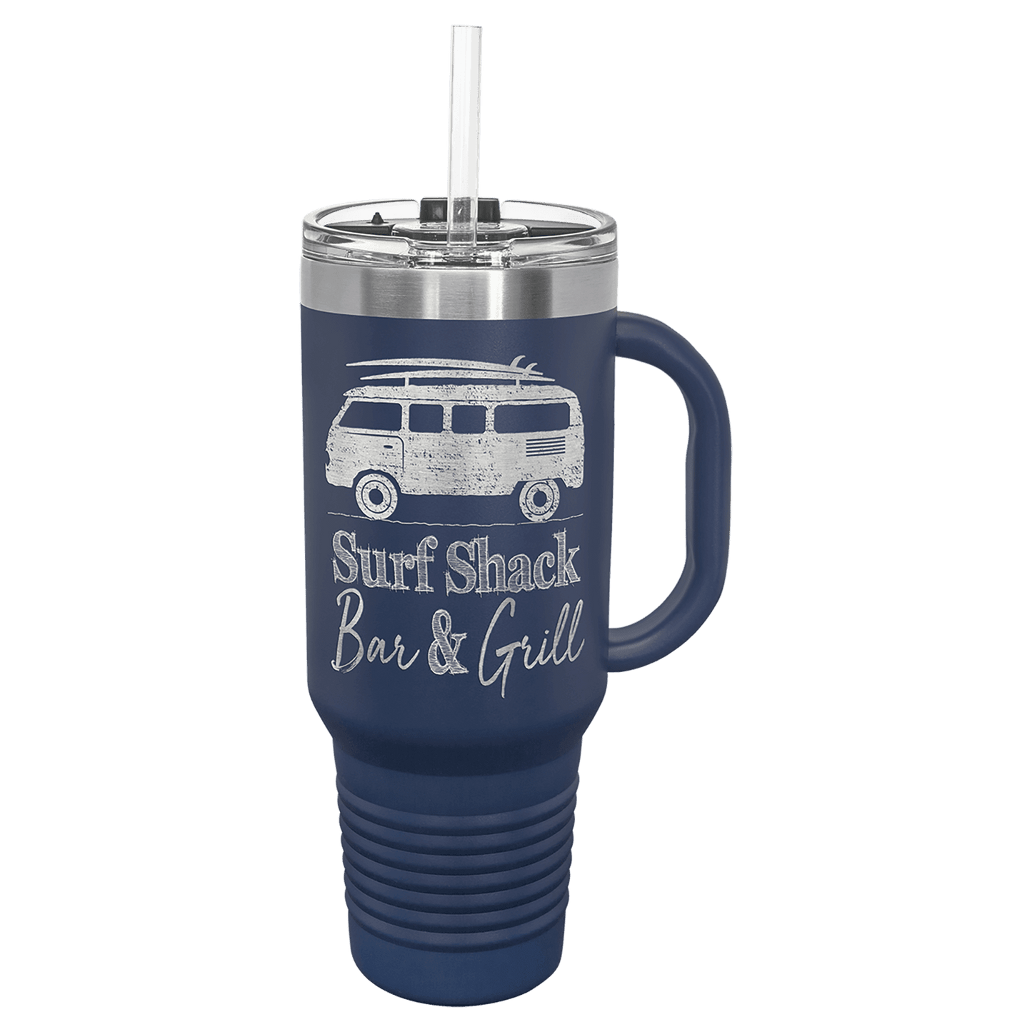Navy Blue Polar Camel 40 oz. Travel Mug with Snap Lid & Straw
