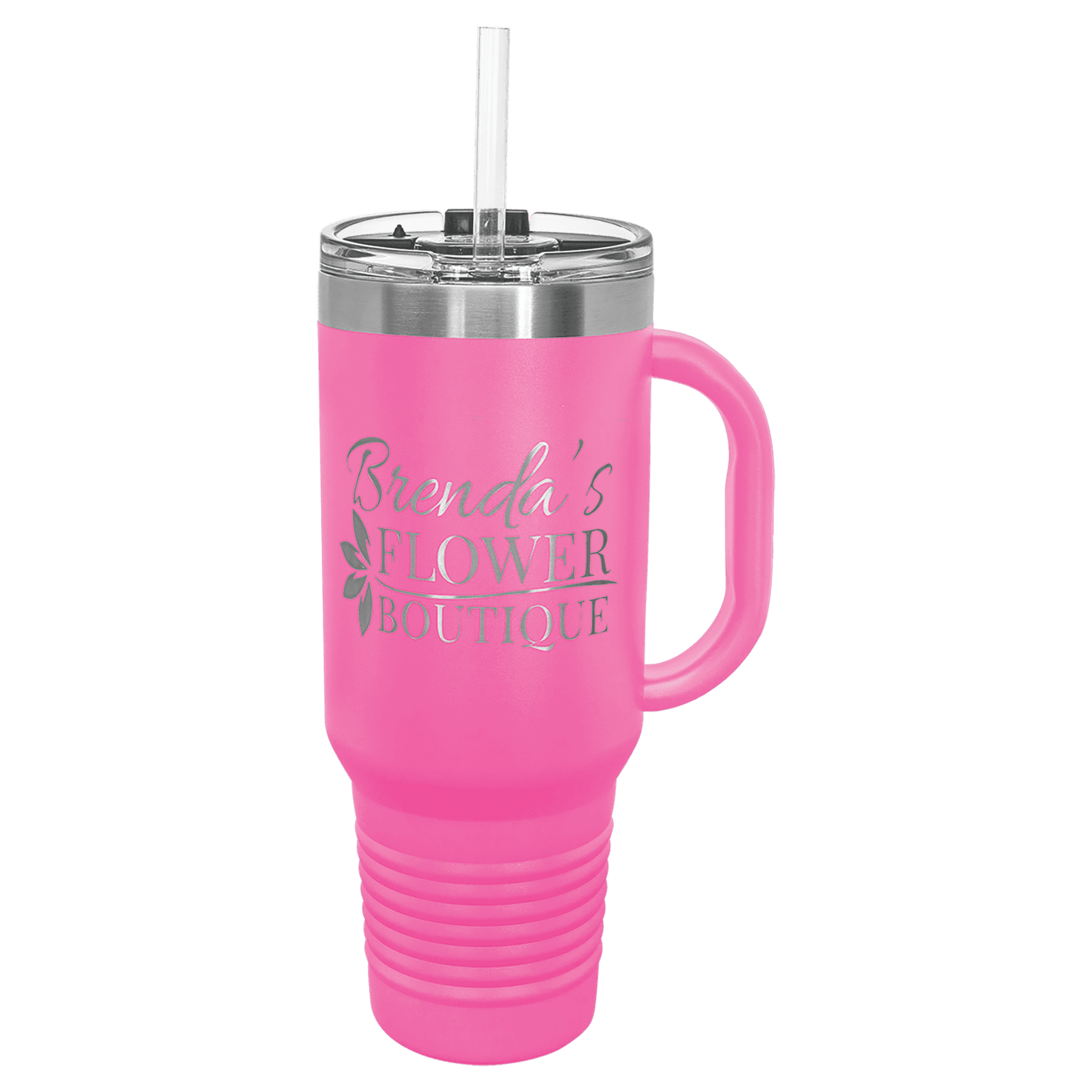 Pink Polar Camel 40 oz. Travel Mug with Snap Lid & Straw
