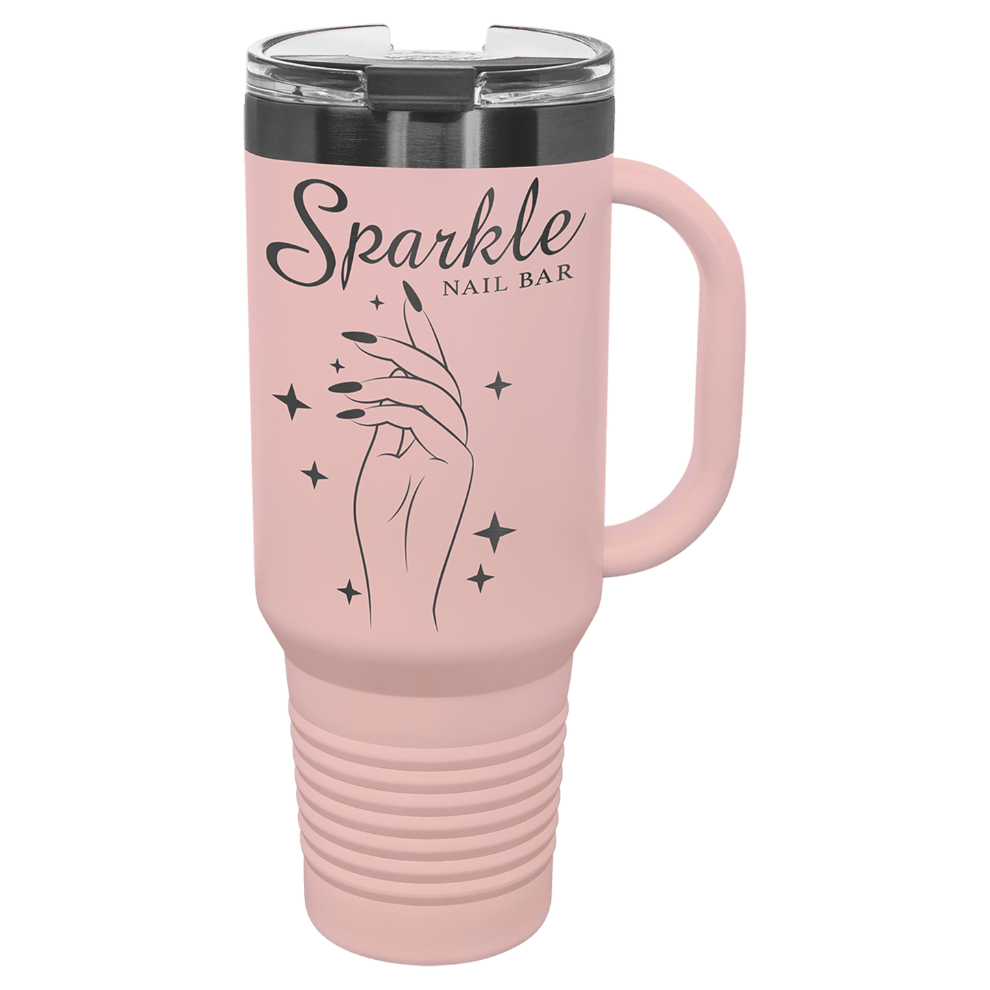 Black 2 Polar Camel 40 oz. Travel Mug with Handle & Straw