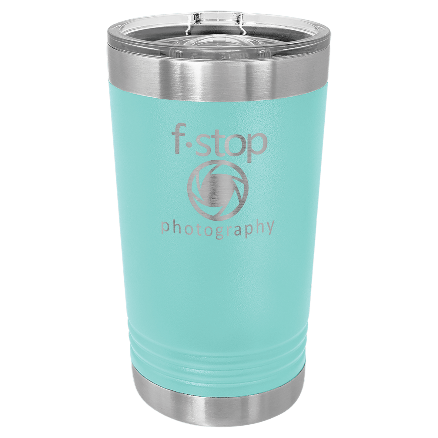 Teal Polar Camel 16 oz. Pint with Slider Lid