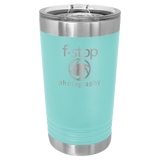 Teal Polar Camel 16 oz. Pint with Slider Lid