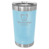 Light Blue Polar Camel 16 oz. Pint with Slider Lid