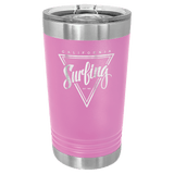 Light Purple Polar Camel 16 oz. Pint with Slider Lid