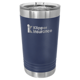 Navy Blue Polar Camel 16 oz. Pint with Slider Lid