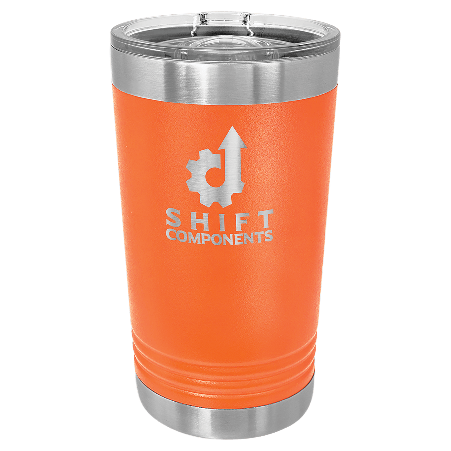 Orange Polar Camel 16 oz. Pint with Slider Lid