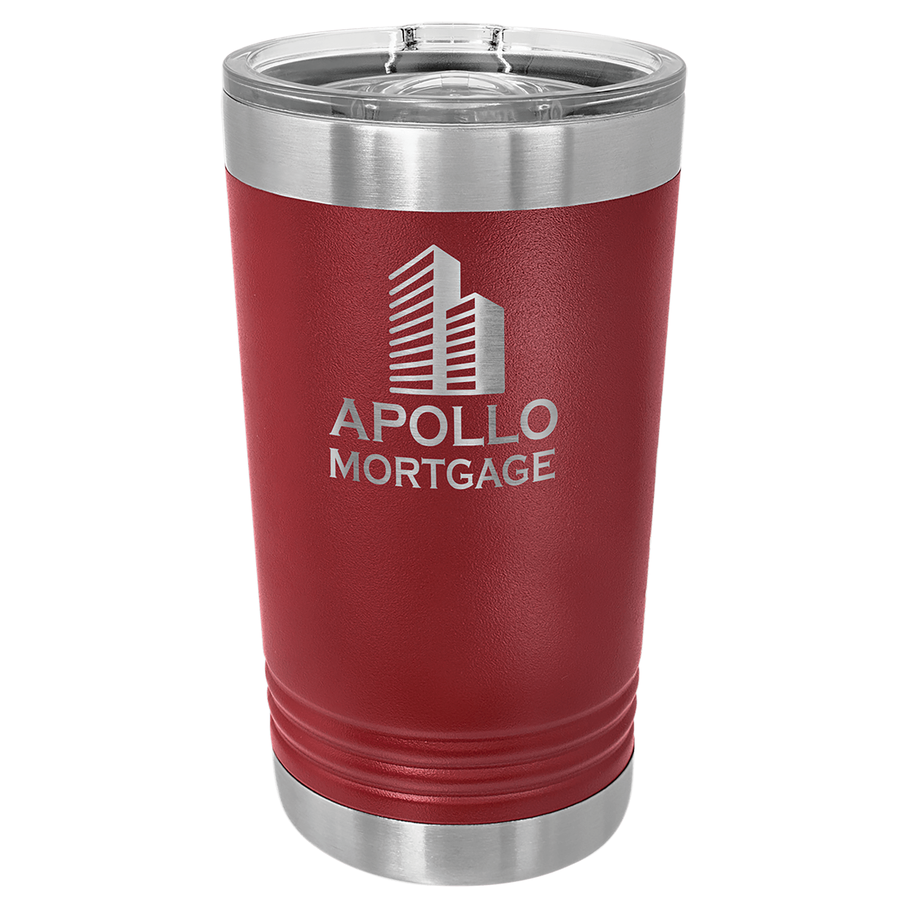Maroon Polar Camel 16 oz. Pint with Slider Lid