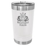 White Polar Camel 16 oz. Pint with Slider Lid