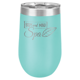 Teal Polar Camel 16 oz. Vacuum Insulated Stemless Tumbler with Lid