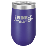 Purple Polar Camel 16 oz. Vacuum Insulated Stemless Tumbler with Lid