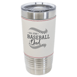 Baseball Polar Camel 20 oz. Tumbler with Slider Lid