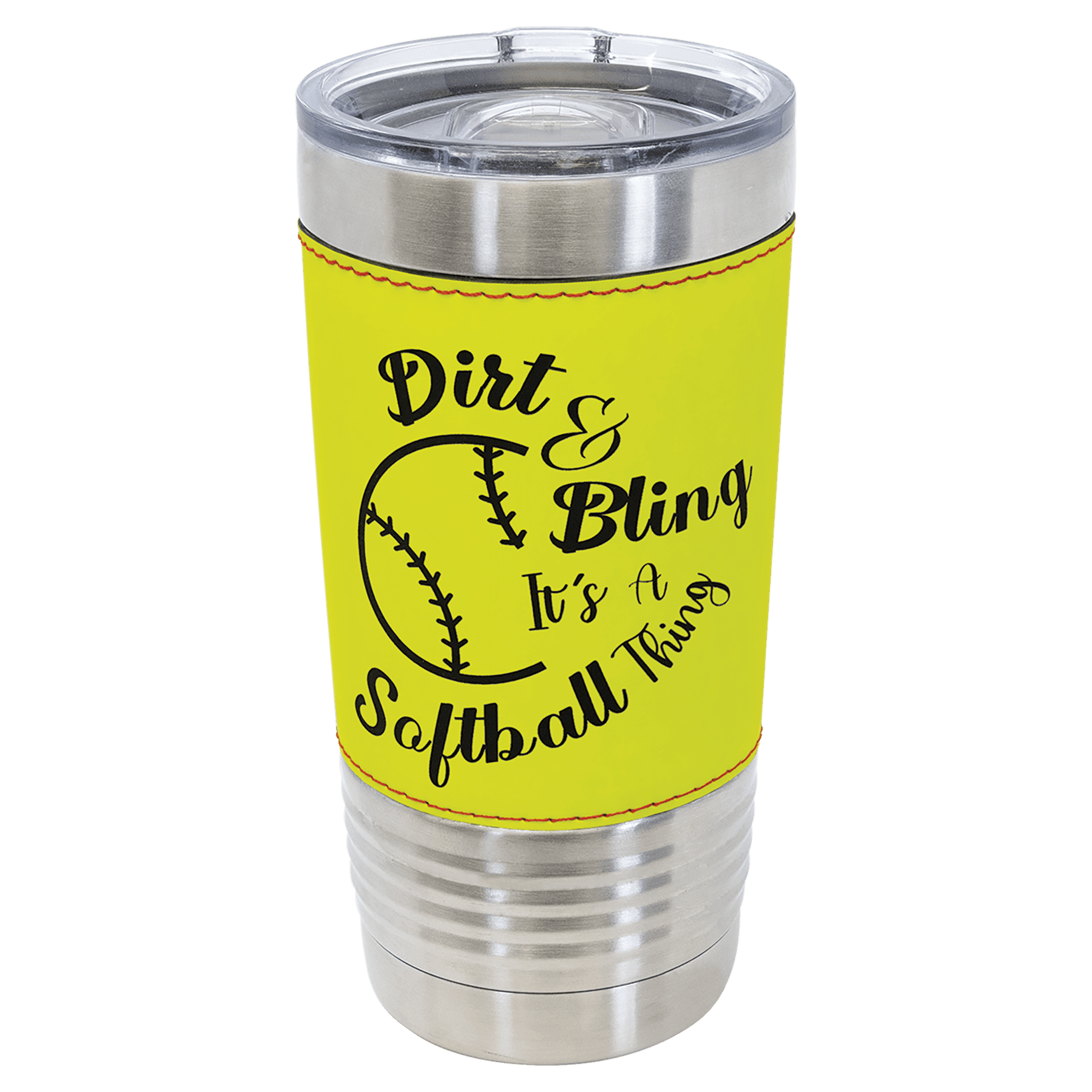 Softball Polar Camel 20 oz. Tumbler with Slider Lid
