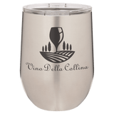 Stainless Steel Polar Camel 12 oz. Vacuum Insulated Stemless Wine Tumbler with Lid