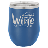 Royal Blue Polar Camel 12 oz. Vacuum Insulated Stemless Wine Tumbler with Lid